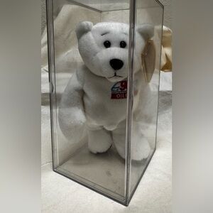 Limited Treasures Tennessee Oilers #27 Eddie George NFL Edition Plush Bear White